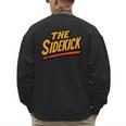 Sidekick Easy Halloween Matching Superhero Costume Dad Mom Men's Sweatshirt Back Print