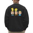 The Simpsons Father's Day Bart Lisa Maggie Dad Birthday Men's Sweatshirt Back Print