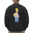 The Simpsons Homer Number 1 Dad Father's Day V2 Men's Sweatshirt Back Print