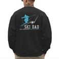 Ski Dad Winter Sports Skiing Father Men's Sweatshirt Back Print