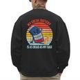 My Social Battery Is As Dead As My Dad Men's Sweatshirt Back Print