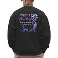 My Son Lives In Heaven Memorial Quotes Love Mom Dad Matching Men's Sweatshirt Back Print