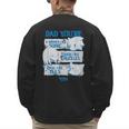Sonic The Hedgehog Father's Day Dad Qualities Distressed Men's Sweatshirt Back Print