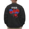 Spiders Dad Matching Family Birthday Father's Day Men's Sweatshirt Back Print