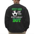 Step Dad Of The Birthday Boy Soccer Stars Outfit Men's Sweatshirt Back Print