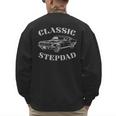 Stepdad Classic Car Graphic Men's Sweatshirt Back Print Stepdad Classic Car Graphic Men's Sweatshirt Back Print