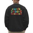 Super Daddio Retro Gamer Dad Style Men's Sweatshirt Back Print