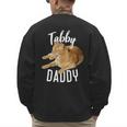 Tabby Daddy Cat Lover Saying Graphic Men's Sweatshirt Back Print