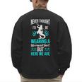Never Thought I'd Be Wearing a Mermaid Dad Small Men's Sweatshirt Back Print Never Thought I'd Be Wearing a Mermaid Dad Small Men's Sweatshirt Back Print