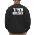 Tired Dad Club Maze Track Back 2 Sided Men's Sweatshirt Back Print
