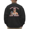 Trump Tariffed Your Mom Last Night Saying Meme Dad Men Men's Sweatshirt Back Print Trump Tariffed Your Mom Last Night Saying Meme Dad Men Men's Sweatshirt Back Print