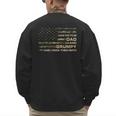 I Have Two Titles Dad And Grumpy Father's Day Grandpa Grumpy Men's Sweatshirt Back Print