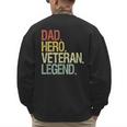 Veteran Dad Men's Sweatshirt Back Print Veteran Dad Men's Sweatshirt Back Print