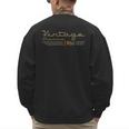 Vintage 1966 Retro 60th Birthday Classic 60 Year Old Men Dad Men's Sweatshirt Back Print