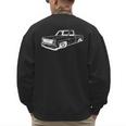 Vintage 73-87 Mini C10 Truck Slammed Graphic Dad Gag Father Men's Sweatshirt Back Print