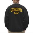Vintage Airborne Veteran Paratrooper For Men Dad T-Shirt Men's Sweatshirt Back Print