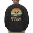 Vintage Chihuahua Dad Dog Lovers Father's Day Tee Men's Sweatshirt Back Print Vintage Chihuahua Dad Dog Lovers Father's Day Tee Men's Sweatshirt Back Print