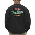 Vintage Cool Dog Dads Club Father's Day Dog Lover Men's Sweatshirt Back Print