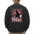 Vintage Dadzilla Father Of The Monsters Fathers Day Men's Sweatshirt Back Print