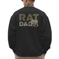 Vintage Distressed Rat Dad Men's Sweatshirt Back Print
