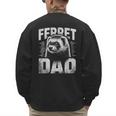 Vintage Ferret Dad Ultimate Pet Lover Ferret Owner Men's Sweatshirt Back Print