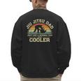 Vintage Jiu Jitsu Dad Just Like A Normal Dad Only Cooler Men's Sweatshirt Back Print