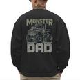 Vintage Monster Truck Lover DAD Family Matching Birthday Men's Sweatshirt Back Print Vintage Monster Truck Lover DAD Family Matching Birthday Men's Sweatshirt Back Print