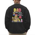 The Wheels On The Bus Dad Birthday Crew Party Toddler Kids Men's Sweatshirt Back Print