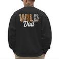 Wild Dad Zoo Born Two Be Wild B-Day Safari Jungle Animal Men's Sweatshirt Back Print