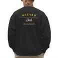 Wizard Dad Shirt Cute Magical Men's Sweatshirt Back Print