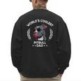 World's Coolest Dog Dad Papa Men Pitbull Men's Sweatshirt Back Print World's Coolest Dog Dad Papa Men Pitbull Men's Sweatshirt Back Print