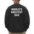 World's Greatest Dad Family Men's Sweatshirt Back Print