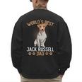 World´s Best Jack Russell Terrier Dad Dog Owner Men Men's Sweatshirt Back Print