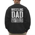 Wrestling Dad Shirt Men Fathers Day Wrestling Dad Men's Sweatshirt Back Print