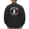 Wrestling Senior Dad The Final Match 2026 Men's Sweatshirt Back Print