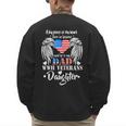 WWII Veterans Daughter Dad Remembrance Veteran Day Men's Sweatshirt Back Print