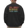 Yes I Really Do Need All These Cars Garage Dad Men Tee Men's Sweatshirt Back Print