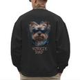 Yorkie Dad Cute Cool Dog In Sunglasses C Men's Sweatshirt Back Print Yorkie Dad Cute Cool Dog In Sunglasses C Men's Sweatshirt Back Print