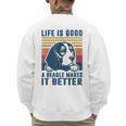 Beagle For Men Women Beagle Dog Mom Dad Beagle Men's Sweatshirt Back Print