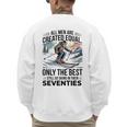 Only The Best Still Go Skiing In Their Seventies Men Dad Men's Sweatshirt Back Print Only The Best Still Go Skiing In Their Seventies Men Dad Men's Sweatshirt Back Print