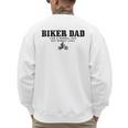 Biker Dad Mountain Bike MTB Father's Day Cyclist Men's Sweatshirt Back Print