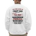 You Can’t Scare Me I Have A Crazy Dad Men's Sweatshirt Back Print