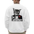 The Cat Father Cool Cat Dad Cat Lovers Men's Sweatshirt Back Print