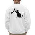 Cat Lover Cat Mom Cat Dad Men Women & Kids Cute Cat Men's Sweatshirt Back Print
