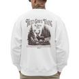 Christian Jesus Bible Verse Deer Elk Buck Hunting Dad Hunter Men's Sweatshirt Back Print