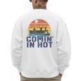 Comin In Hot Pontoon Boat Boating Lake For Dad Small Men's Sweatshirt Back Print