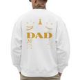 My Dad Is 90 90th Birthday 1935 90 Years Old Father Daddy Premium Tri-Blend Men's Sweatshirt Back Print