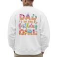Dad Of The Birthday Ice Cream Family Matching Party Men's Sweatshirt Back Print
