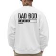 Dad BOD Loading 2024 Dad Fathers Day Baby Announcement Men's Sweatshirt Back Print