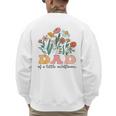 Dad Of The Little Wildflower Birthday Party Baby Shower Men's Sweatshirt Back Print